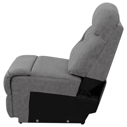 Kiara Upholstered Armless Chair GreyGrey