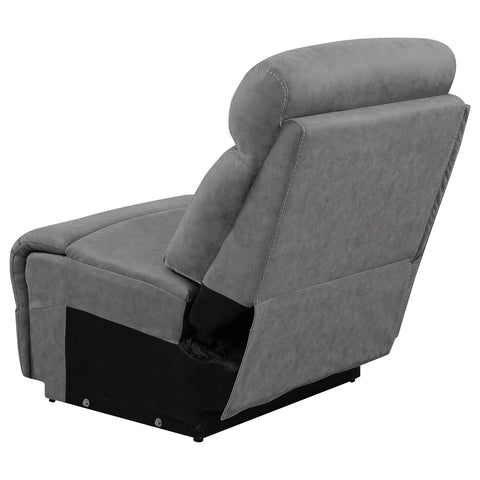 Kiara Upholstered Armless Chair GreyGrey