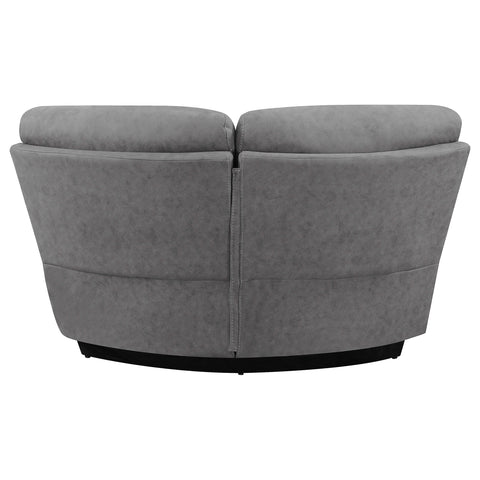 Raleigh Upholstered Wedge Grey