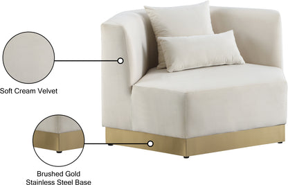 Lucas Cream Velvet Chair C