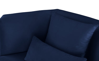 Lucas Navy Velvet Sofa S