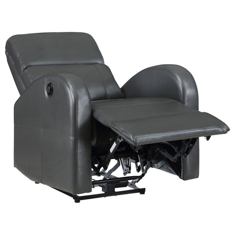 Canton Upholstered Power Recliner Chair GreyGrey