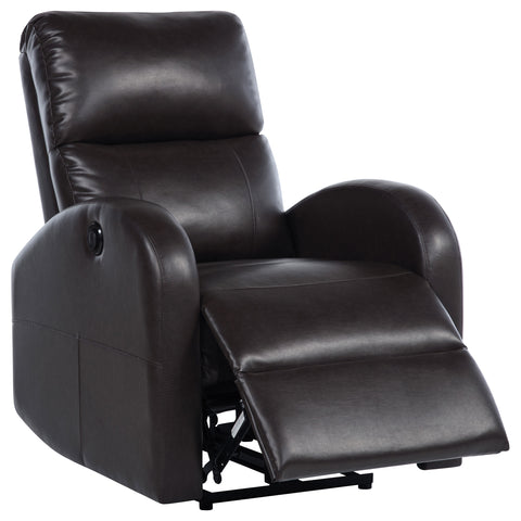 Canton Upholstered Power Recliner Chair BrownBrown