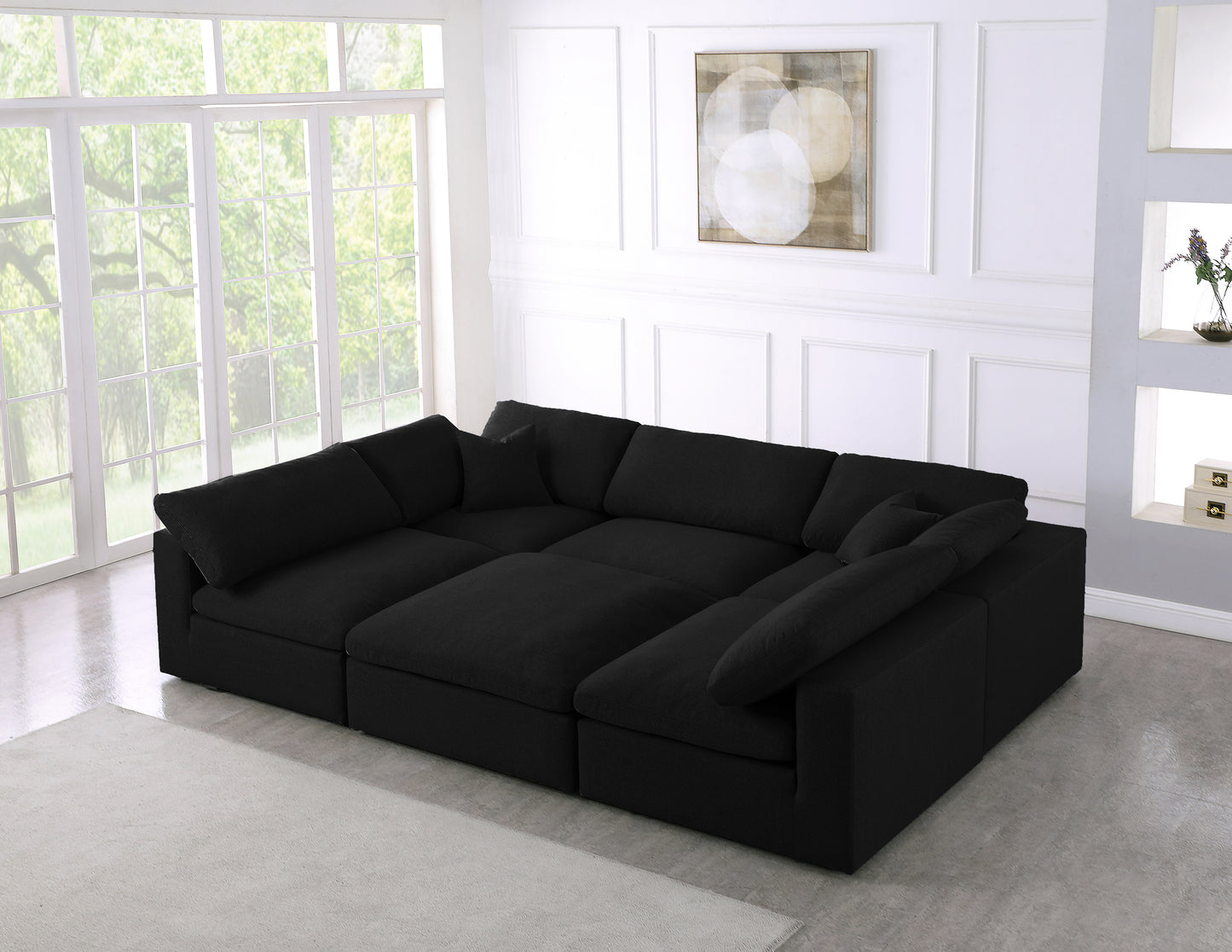 deluxe comfort modular sectional