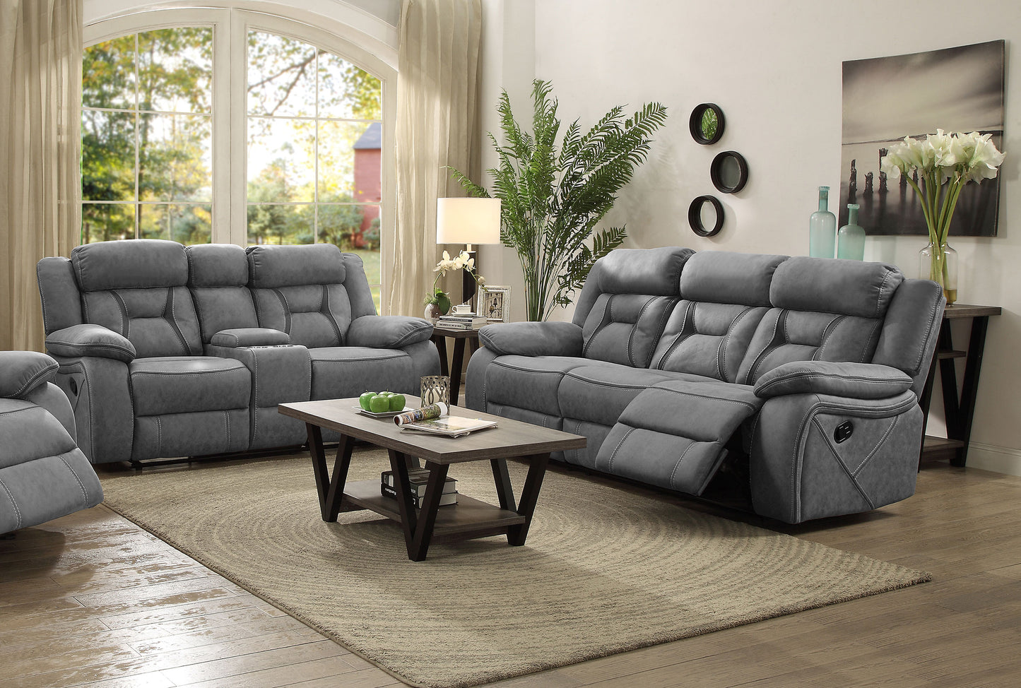 2 pc motion sofa set