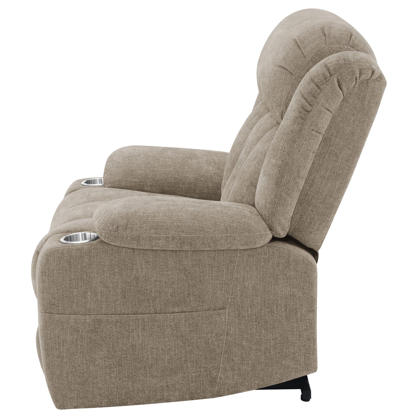 riona upholstered power lift recliner chair camel