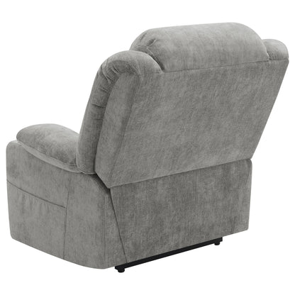 Riona Upholstered Power Lift Recliner Grey