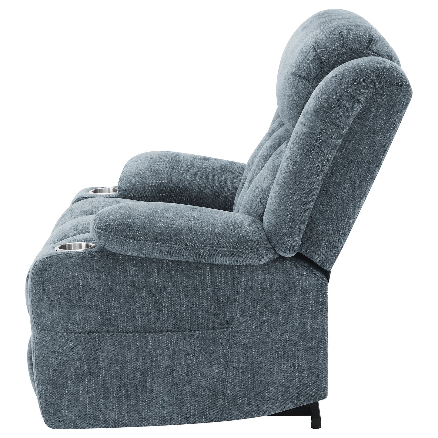 riona upholstered power lift recliner slate blue