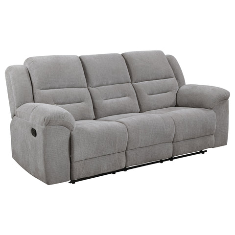 Enoch 2-piece Chenille Upholstered Sofa Set GreyGrey
