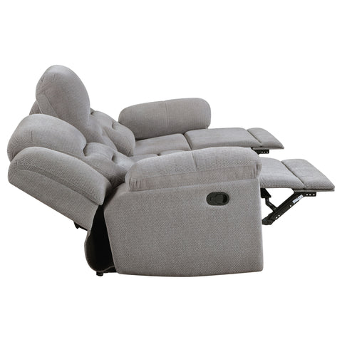 Enoch 2-piece Chenille Upholstered Sofa Set GreyGrey