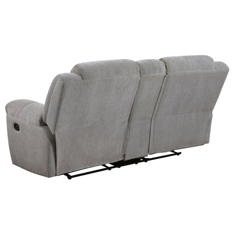 Enoch Chenille Upholstered Reclining Loveseat GreyGrey