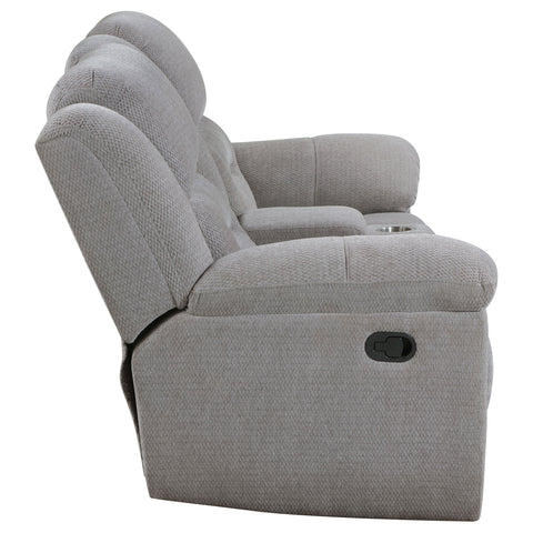 Enoch Chenille Upholstered Reclining Loveseat GreyGrey