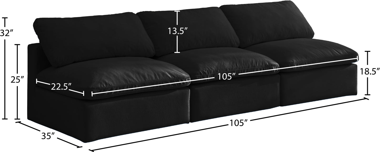 lips black velvet standard comfort modular sofa s3