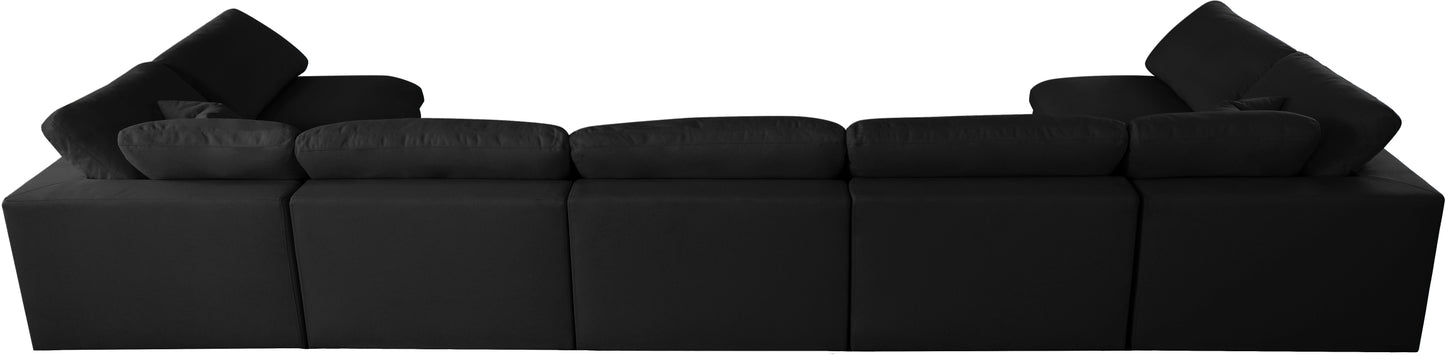 lips black velvet standard comfort modular sectional sec7b