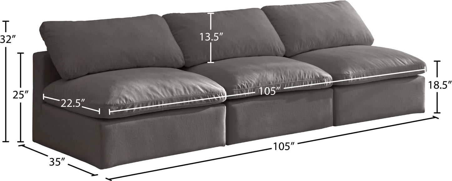 lips grey velvet standard comfort modular sofa s3