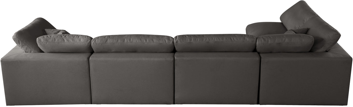 lips grey velvet standard comfort modular sectional sec5d