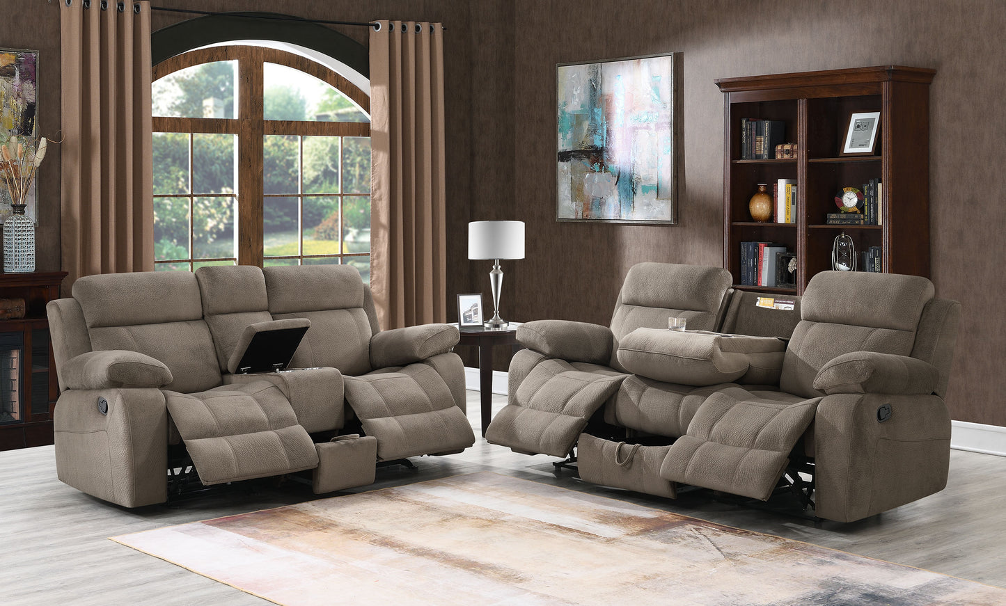 2 pc motion sofa set