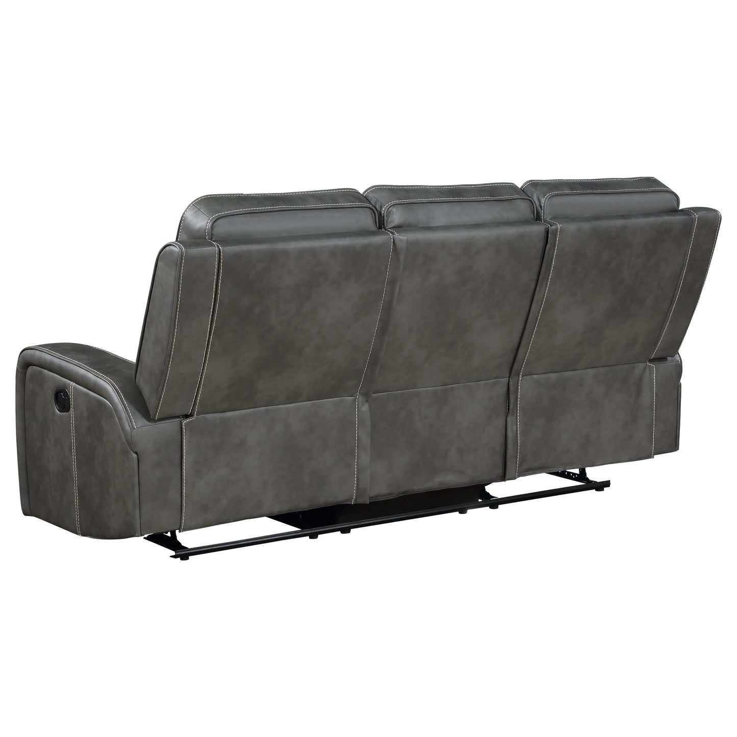 prentiss upholstered track arm motion sofa grey