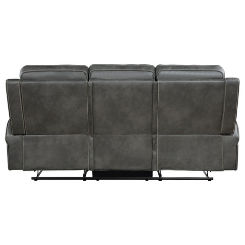 Salizar Upholstered Track Arm Motion Sofa GreyGrey