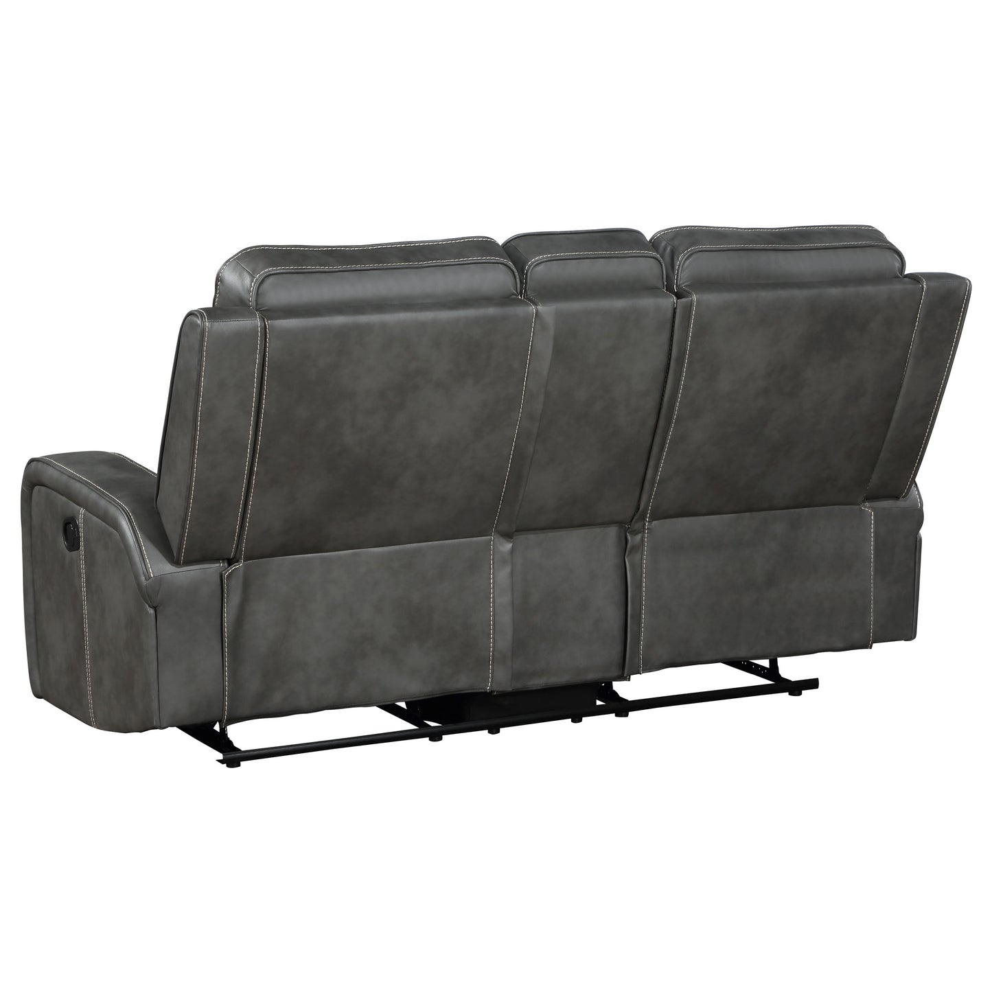 prentiss upholstered track arm motion loveseat grey