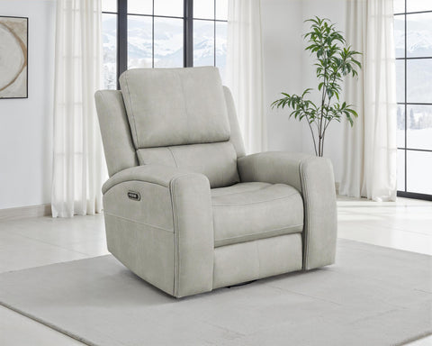 Roanne Triple Power Swivel Glider Recliner Grey