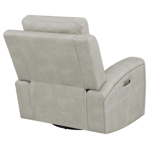 Roanne Triple Power Swivel Glider Recliner Grey