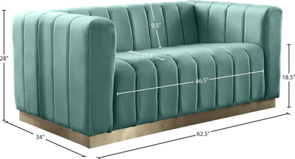 Mitzy Mint Velvet Loveseat L