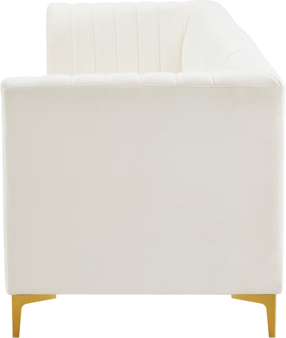 Julia Cream Velvet Modular Sofa S119