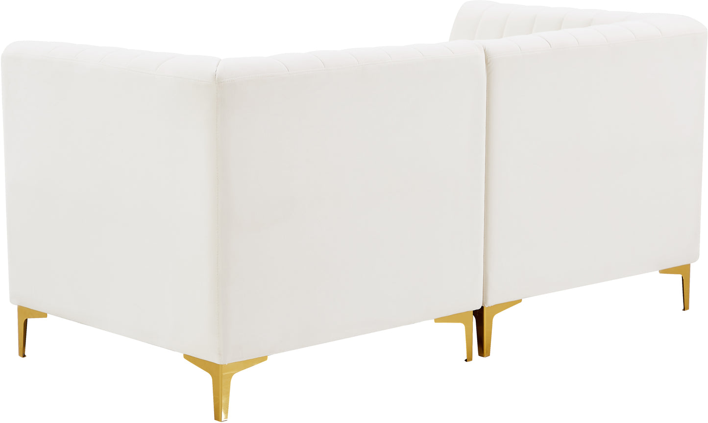 julia cream velvet modular sofa s67