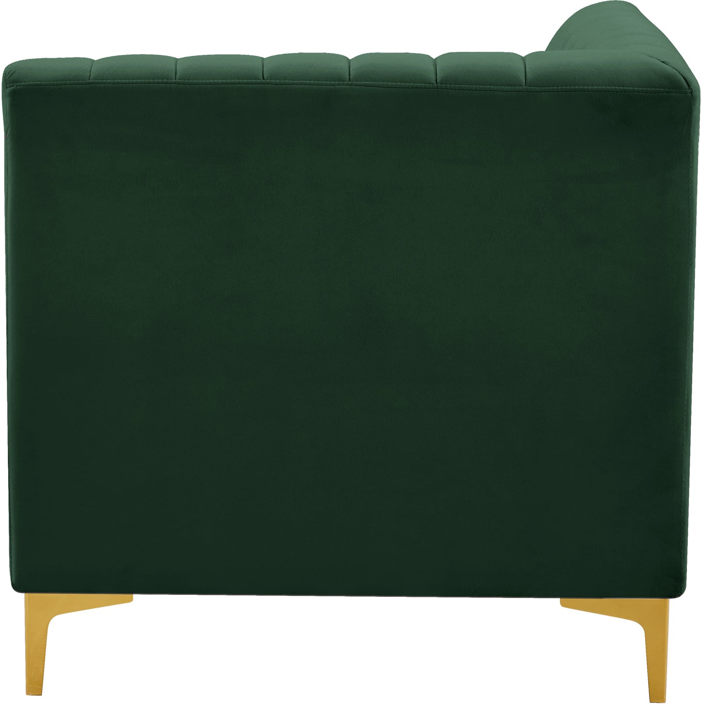 julia green velvet corner chair corner