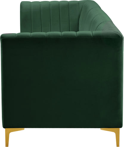 Julia Green Velvet Modular Sectional S119