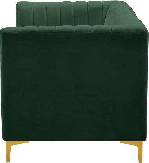 Julia Green Velvet Modular Sectional S67