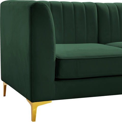 Julia Green Velvet Modular Sectional Sec6B