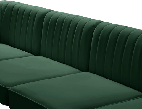 Julia Green Velvet Modular Sectional Sec7A