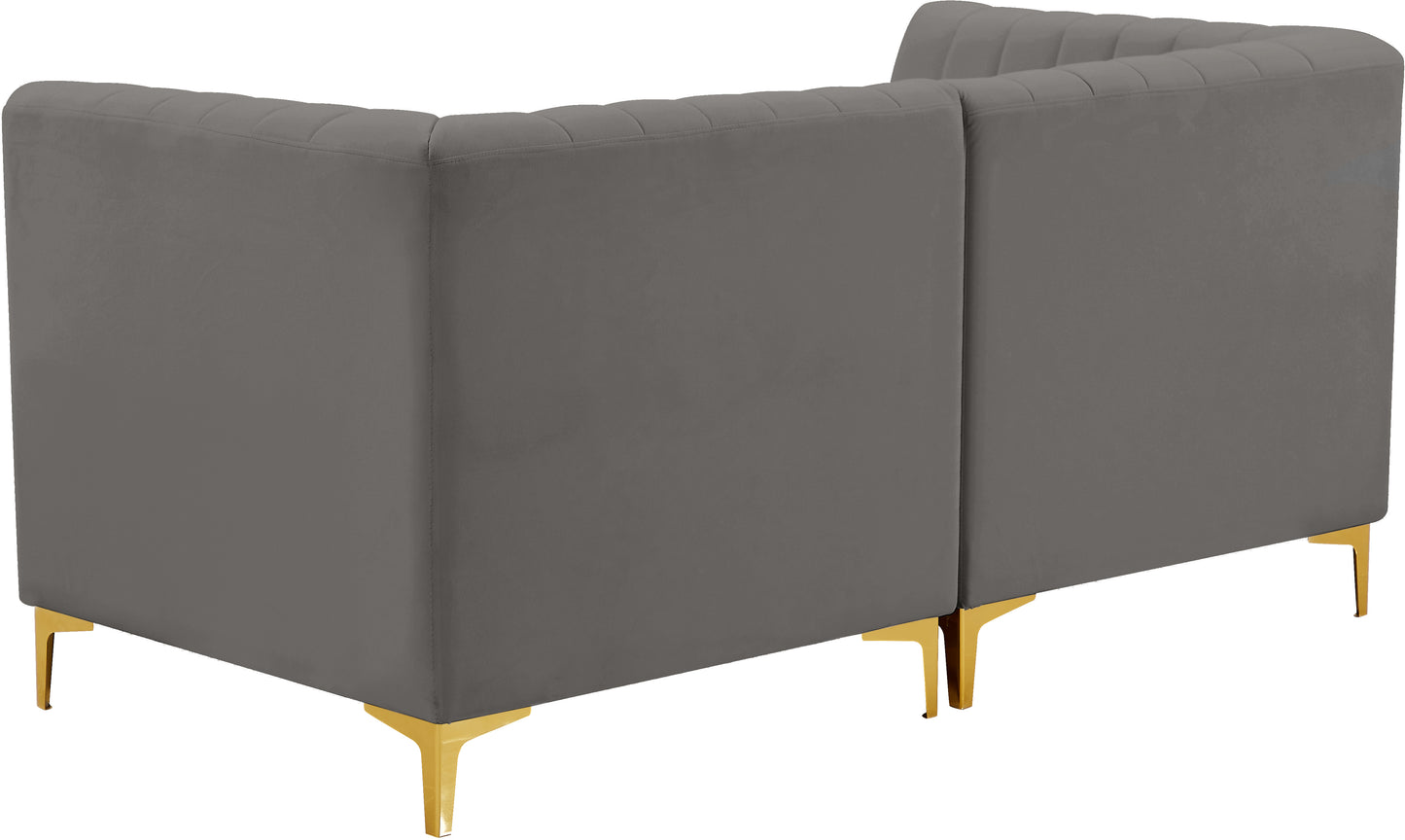 julia grey velvet modular sofa s67