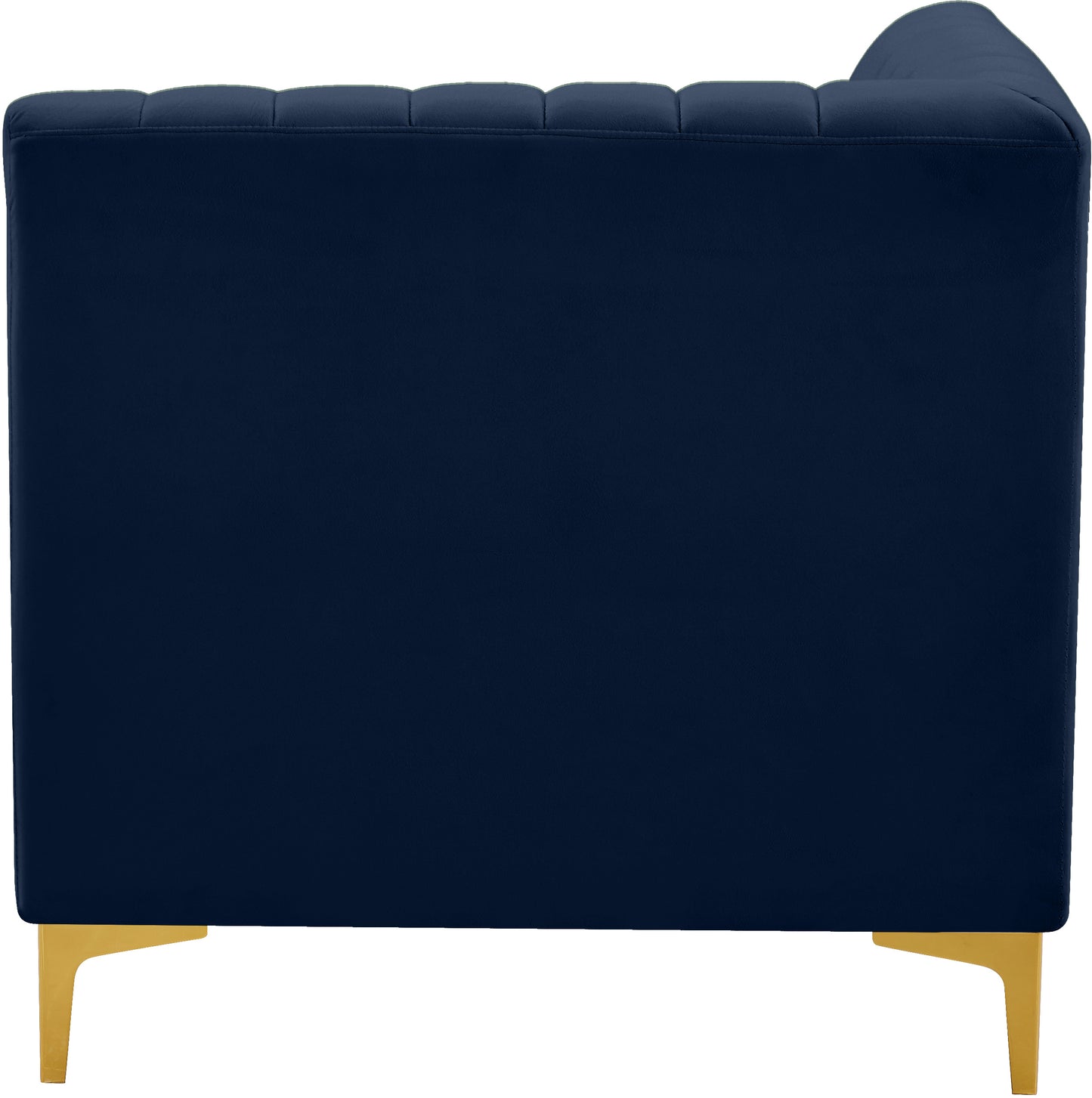 julia navy velvet corner chair corner