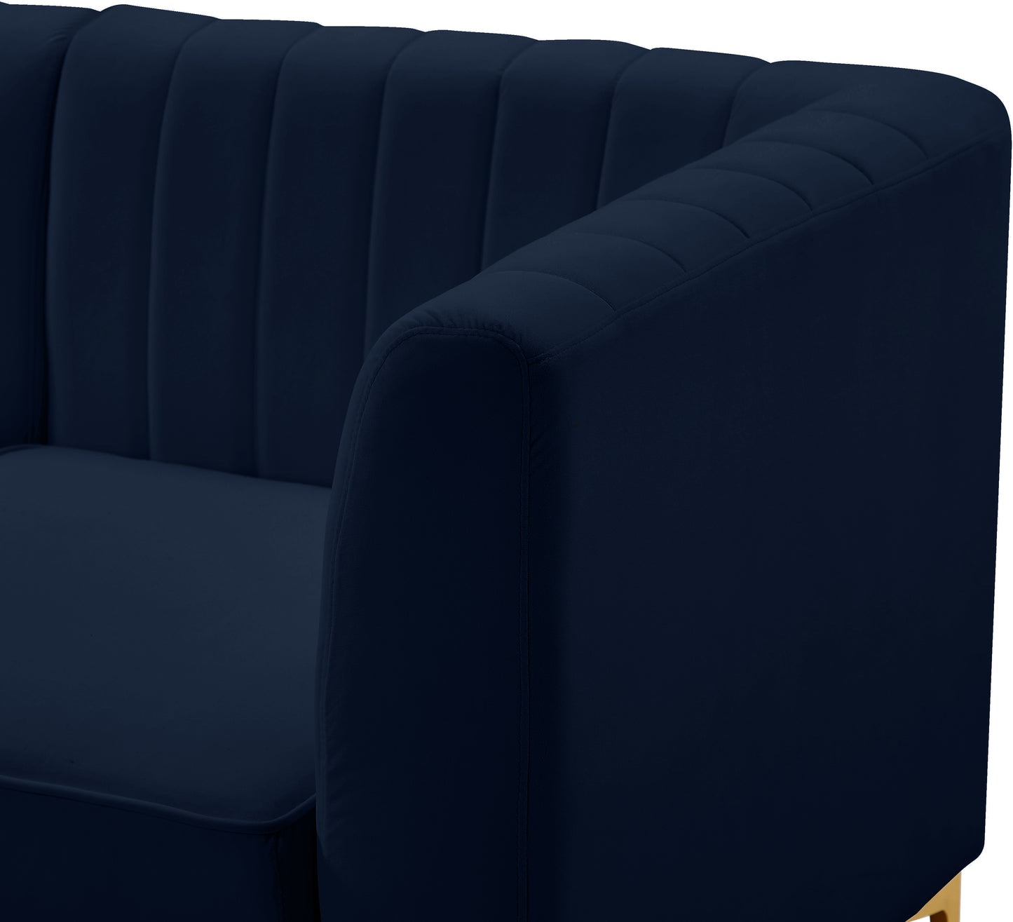 julia navy velvet modular sofa s119