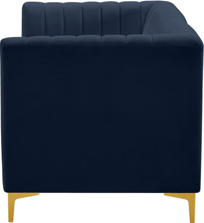 Julia Navy Velvet Modular Sofa S67