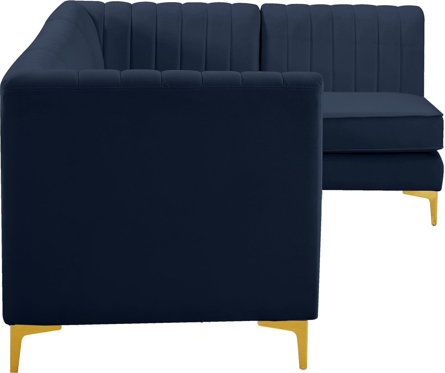 julia navy velvet modular sectional sec5b