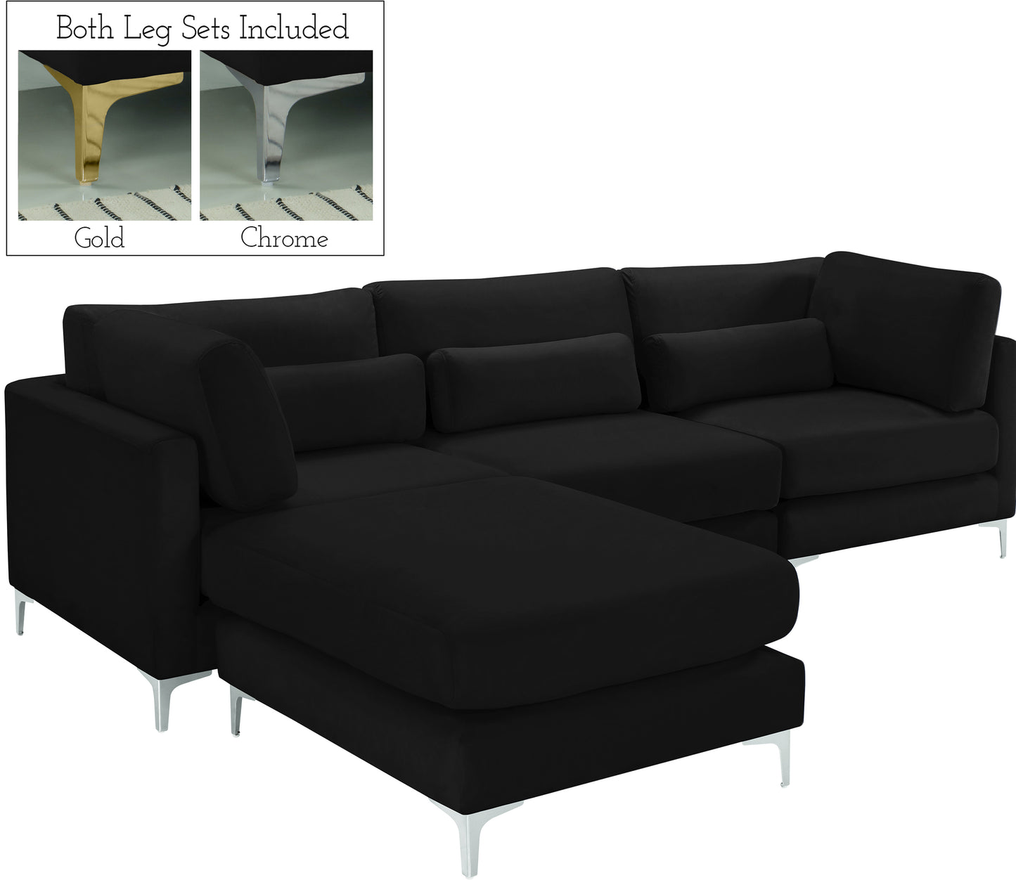 modular sectional (4 boxes)