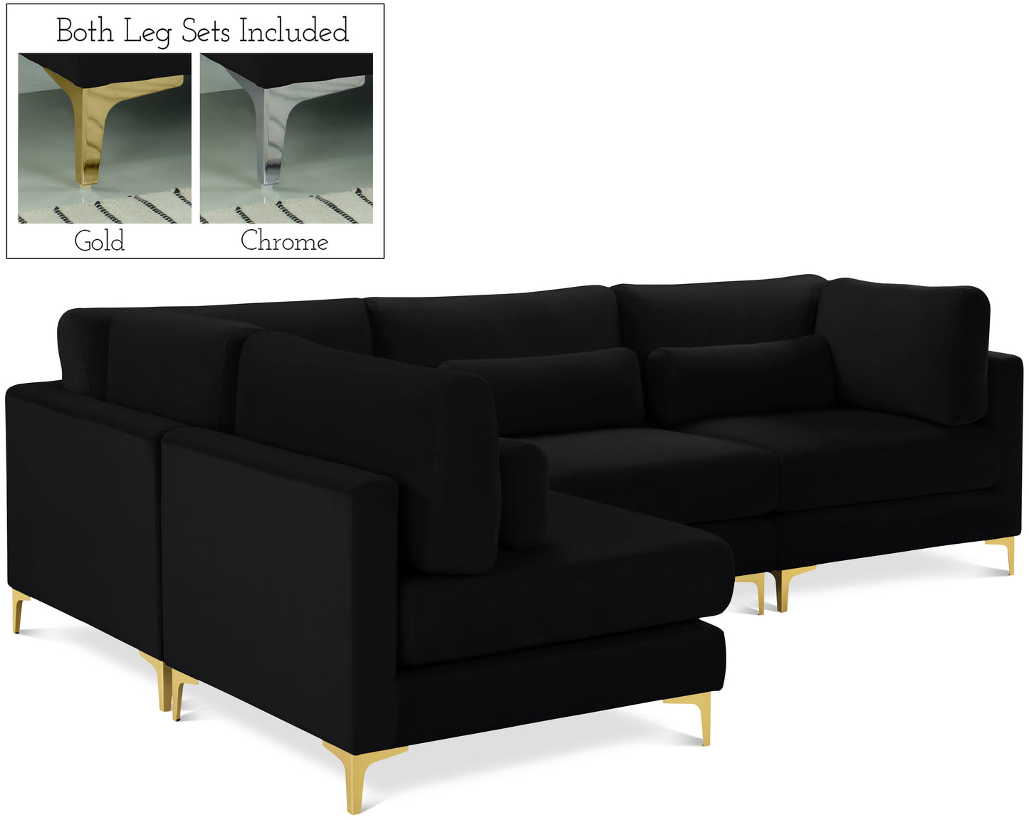 modular sectional (4 boxes)