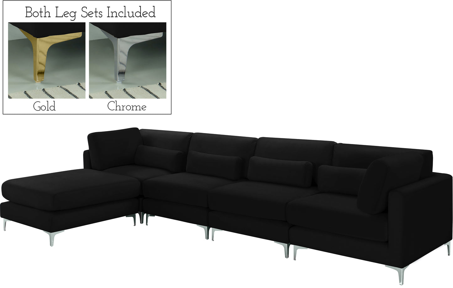 modular sectional (5 boxes)