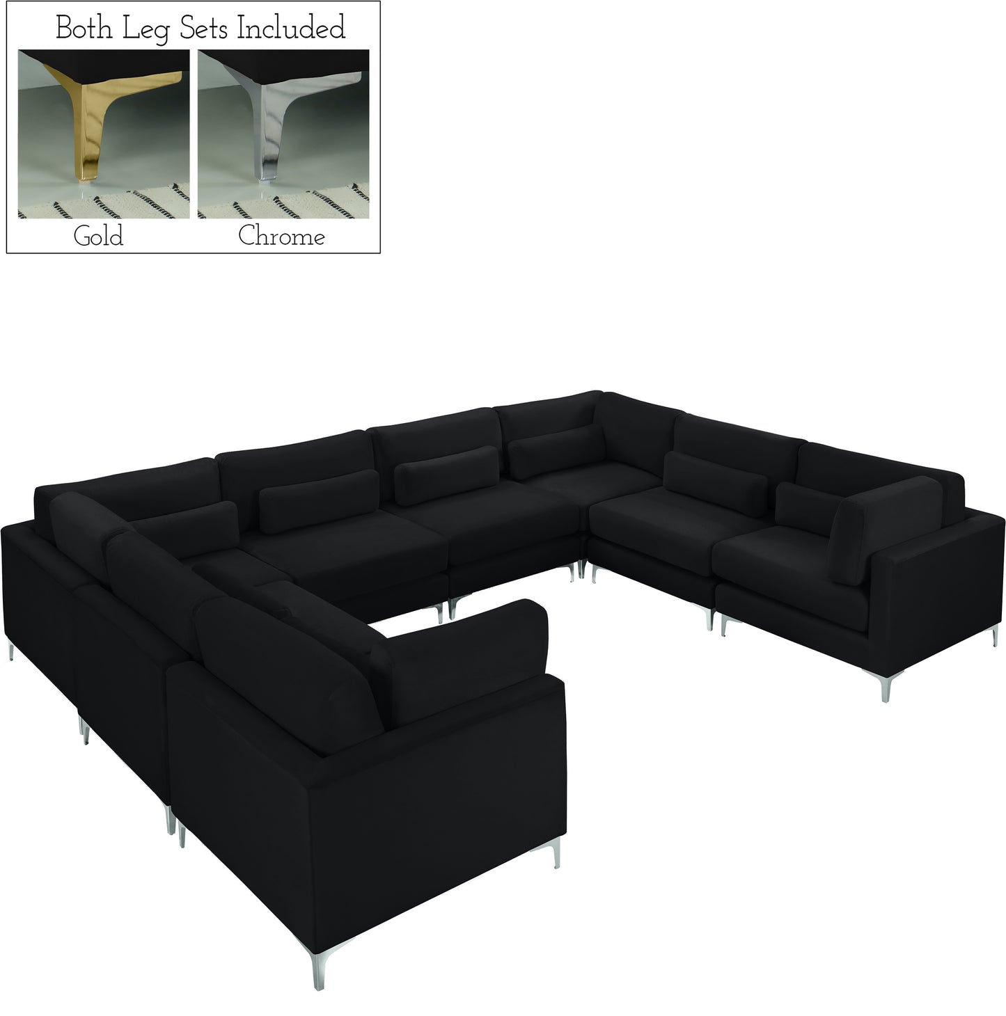 modular sectional (8 boxes)