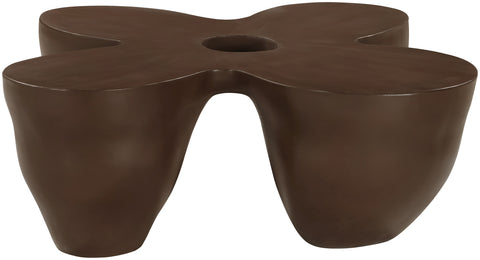 Delaney Brown Concrete Indoor/Outdoor Coffee Table, 1 Piece