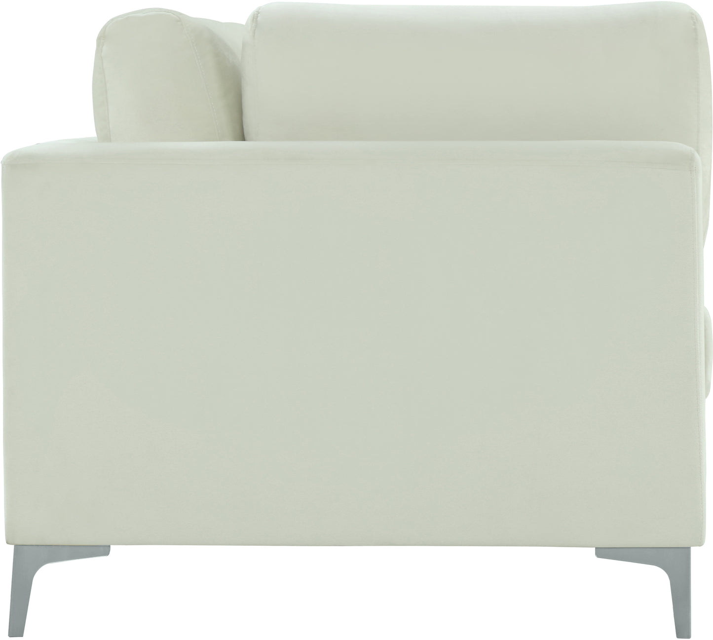 alina cream velvet modular sofa s75