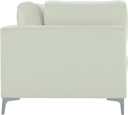 Alina Cream Velvet Modular Sofa S75