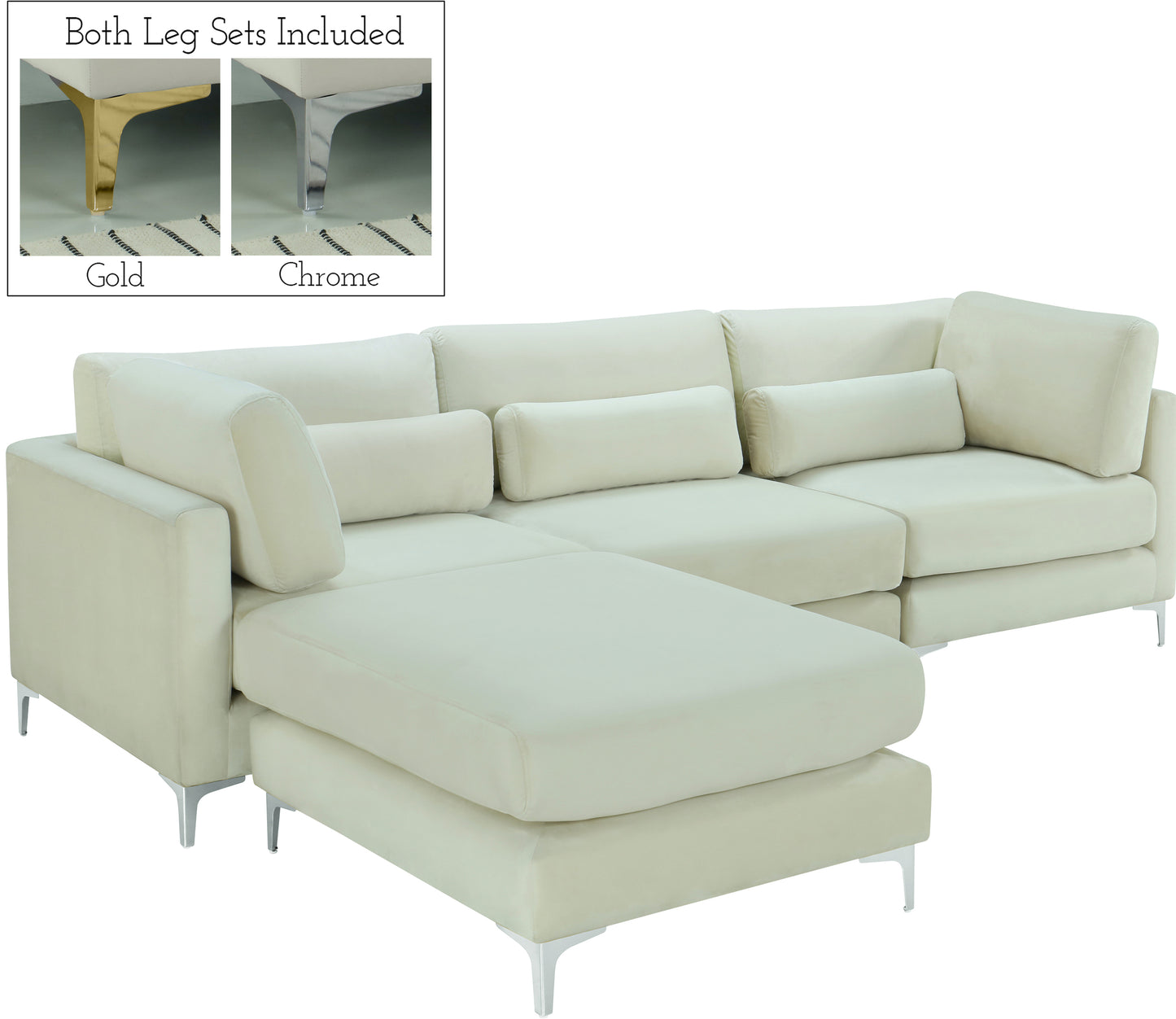 modular sectional (4 boxes)