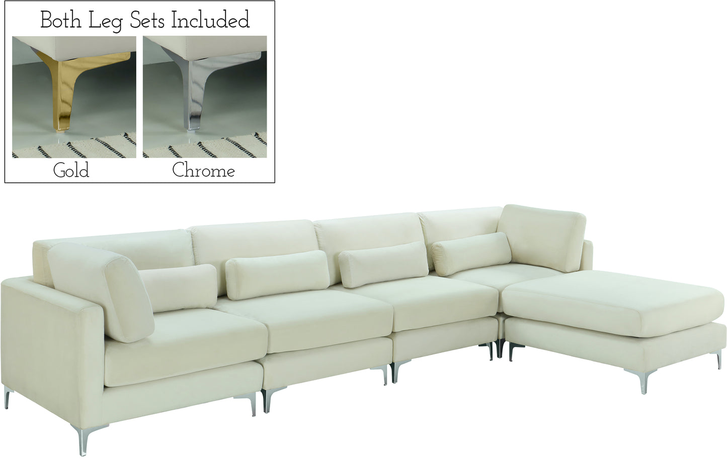 modular sectional (5 boxes)