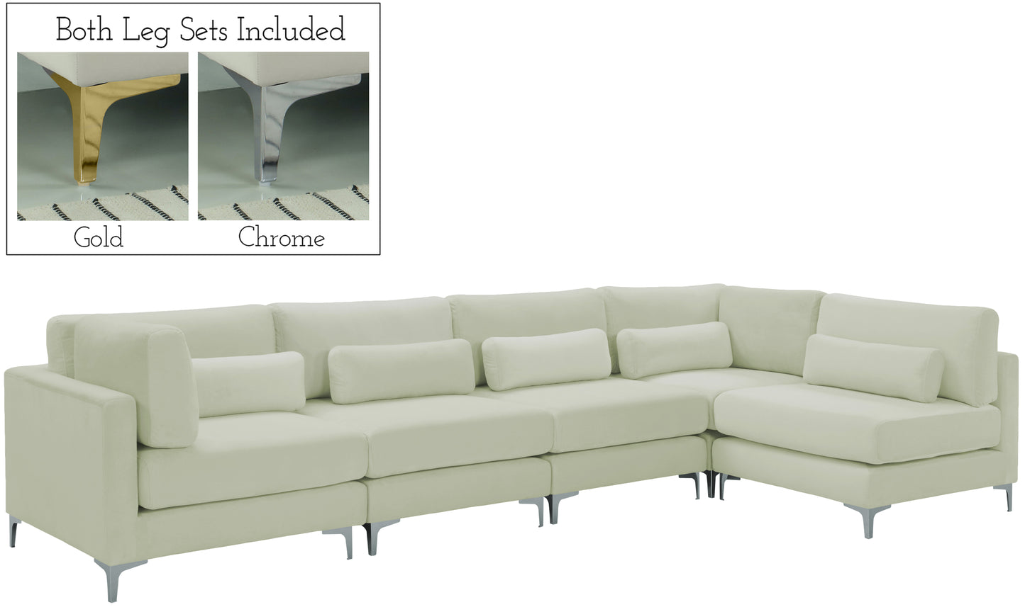 modular sectional (5 boxes)