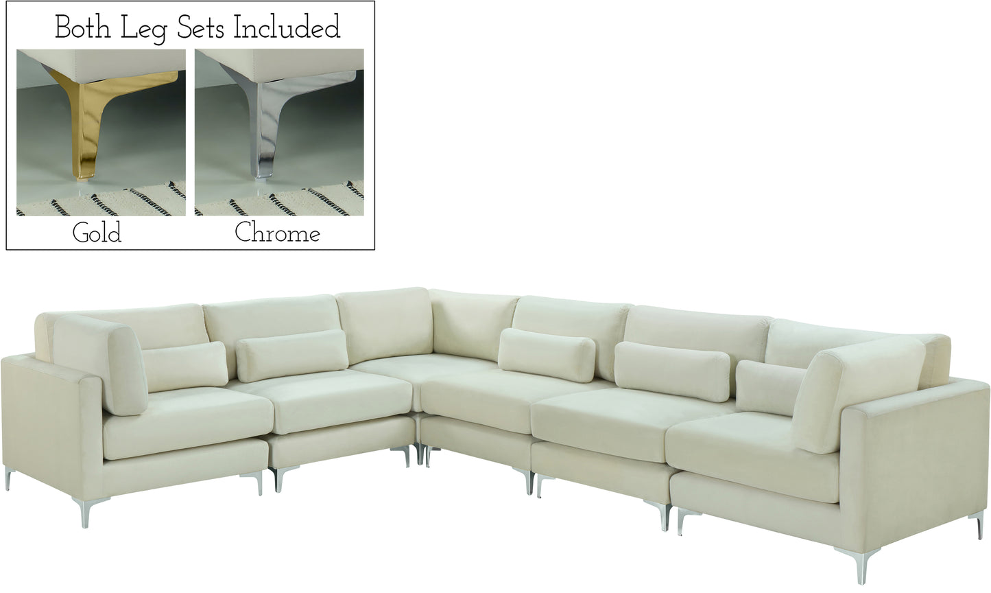 modular sectional (6 boxes)